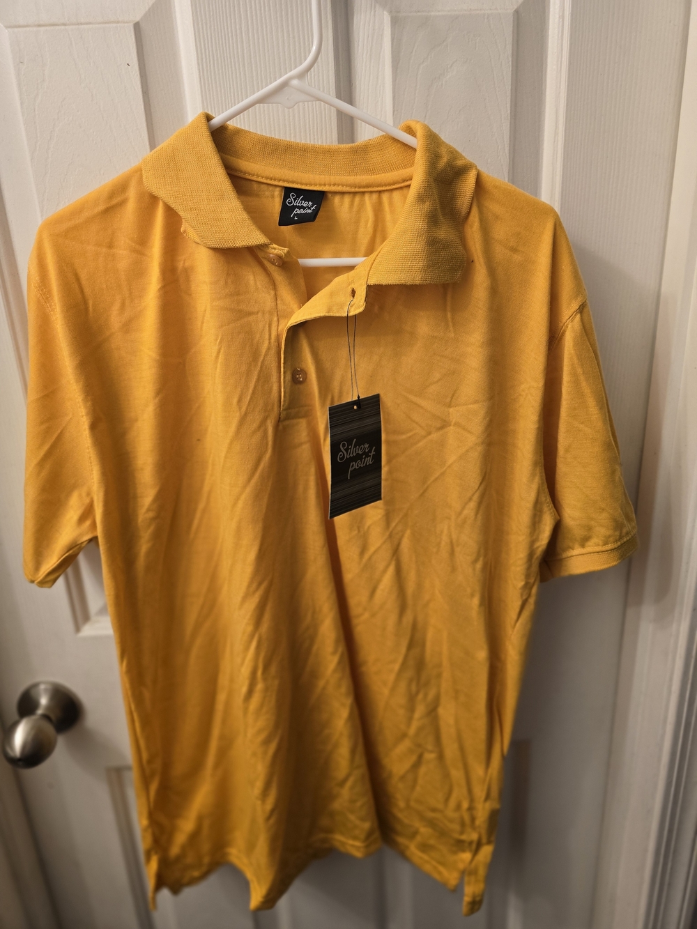 Silver Jeans Men's Polo in Mustard